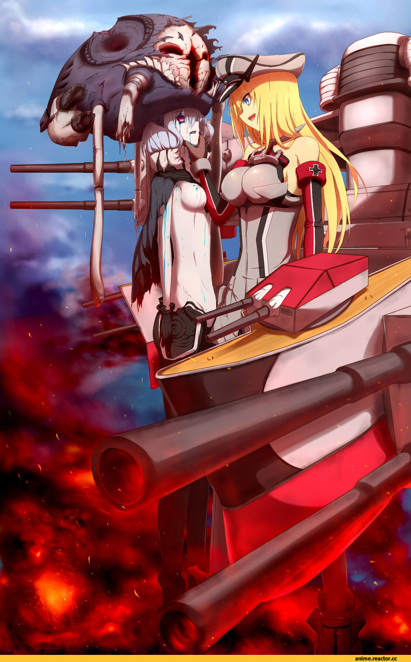 Bismarck (Kantai Collection), Kantai Collection, Wo-Class Aircraft Carrier , sakaokasan, Anime Art, Anime