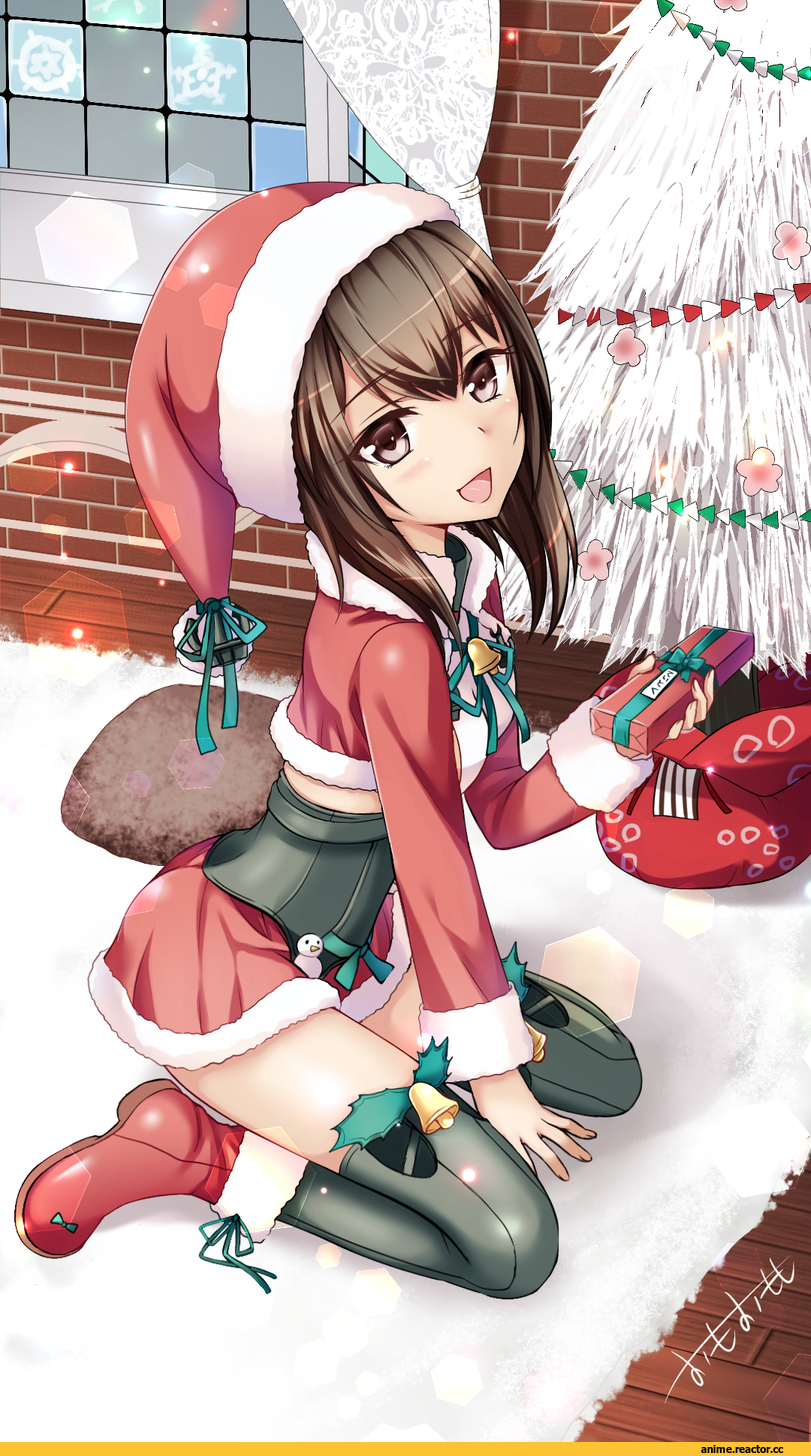 Anime Christmas, Taihou, Kantai Collection, omoomomo, Anime