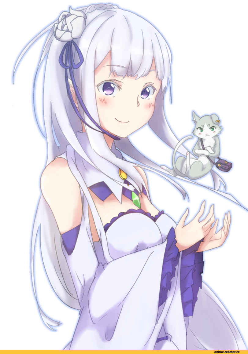 Emilia (re zero), Re Zero Kara Hajimeru Isekai Seikatsu, Pack (re zero), Anime