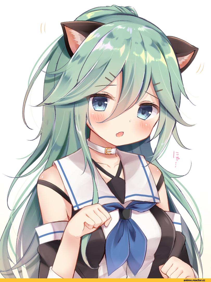 blaulac, Yamakaze (Kantai Collection), Kantai Collection, Animal Ears, Anime