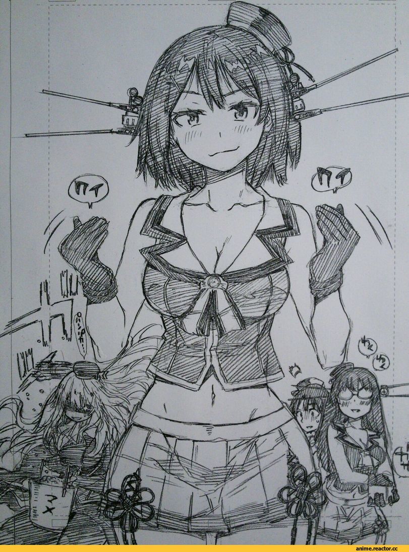 Maya (Kantai Collection), Kantai Collection, kojima takeshi, Monochrome (Anime), Atago (Kantai Collection), Takao (Kantai Collection), Choukai (Kantai Collection), Anime