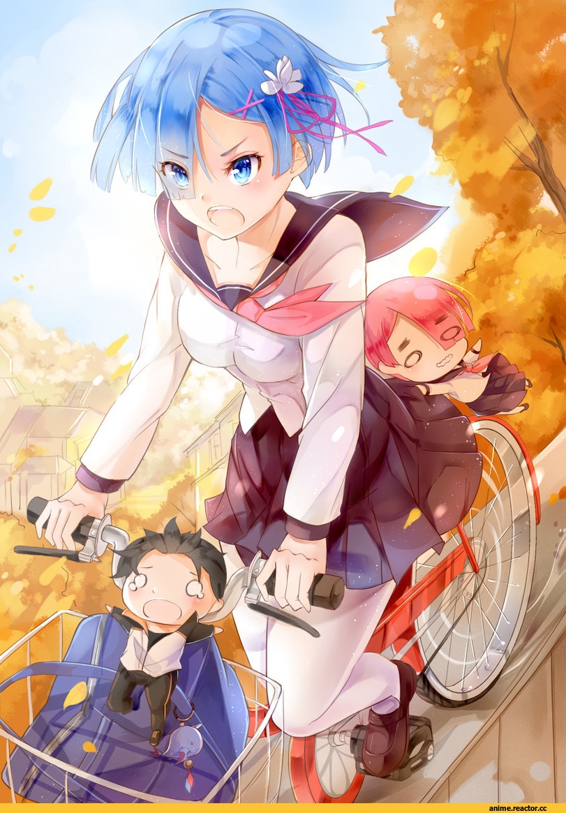 Re Zero Kara Hajimeru Isekai Seikatsu, Rem (re zero), Ram (Re Zero), Natsuki Subaru, Anime