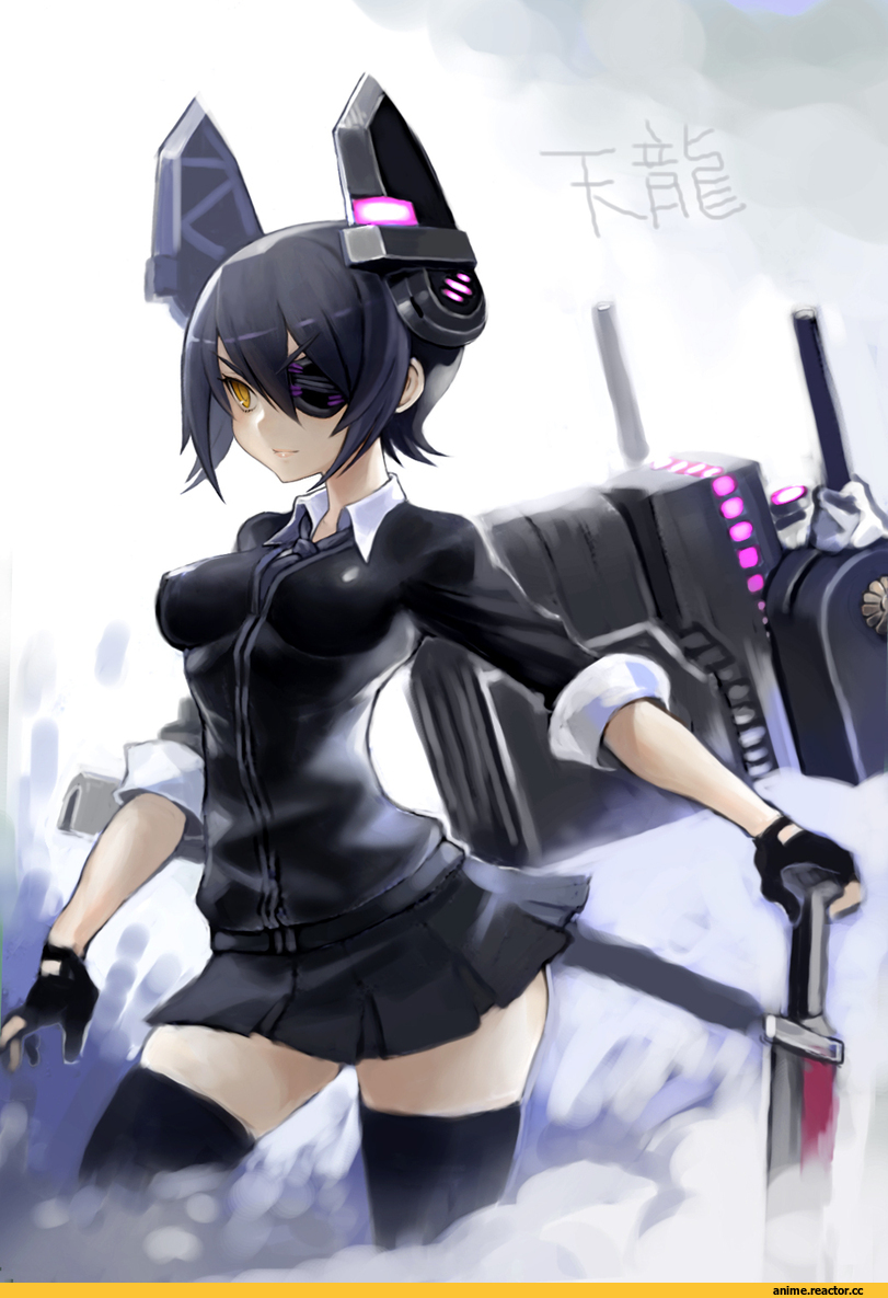 Tenryuu, Kantai Collection, hiro1984, Anime