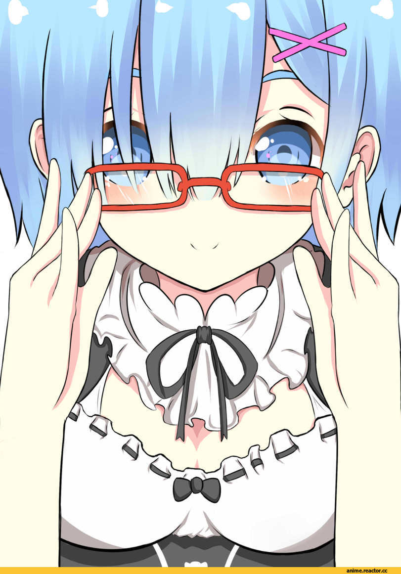 Re Zero Kara Hajimeru Isekai Seikatsu, Rem (re zero), Megane, AniQi, Anime