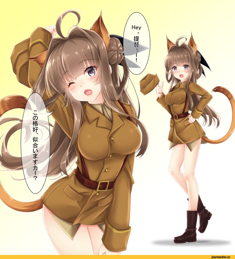 Strike Witches, фэндомы, Kongou (Kantai Collection), Kantai Collection, katharine ohare, Strike Witches Character, baretto, crossover, Anime