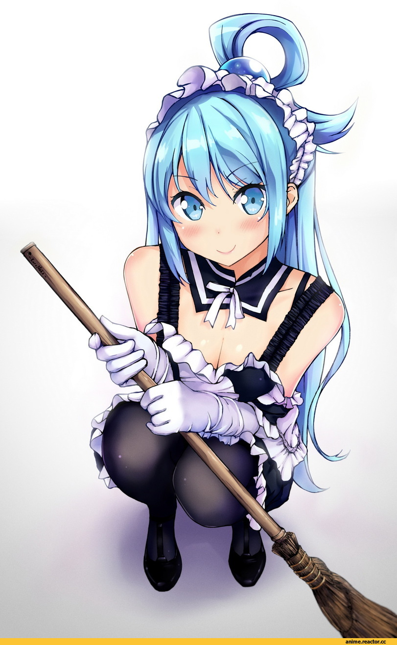 KonoSuba, Aqua (KonoSuba), kuro neko (yxmikan), Maid, Anime