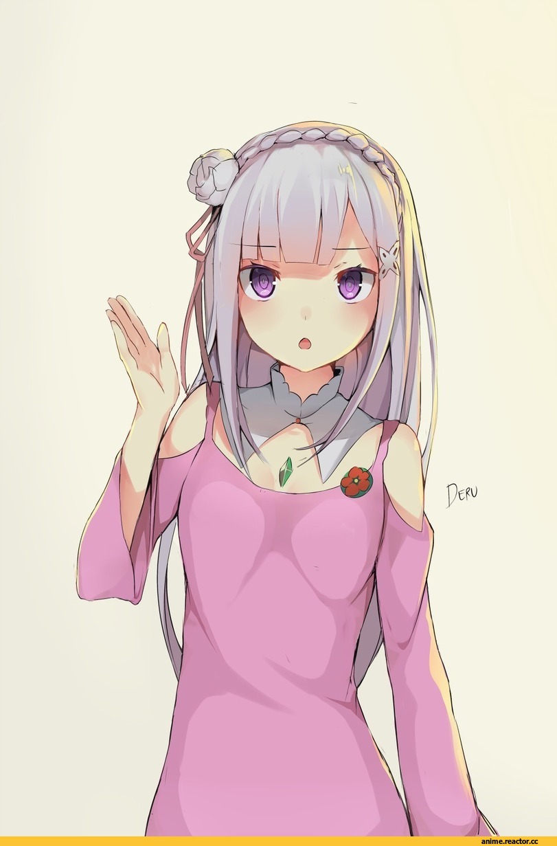 Emilia (re zero), Re Zero Kara Hajimeru Isekai Seikatsu, deru, Anime