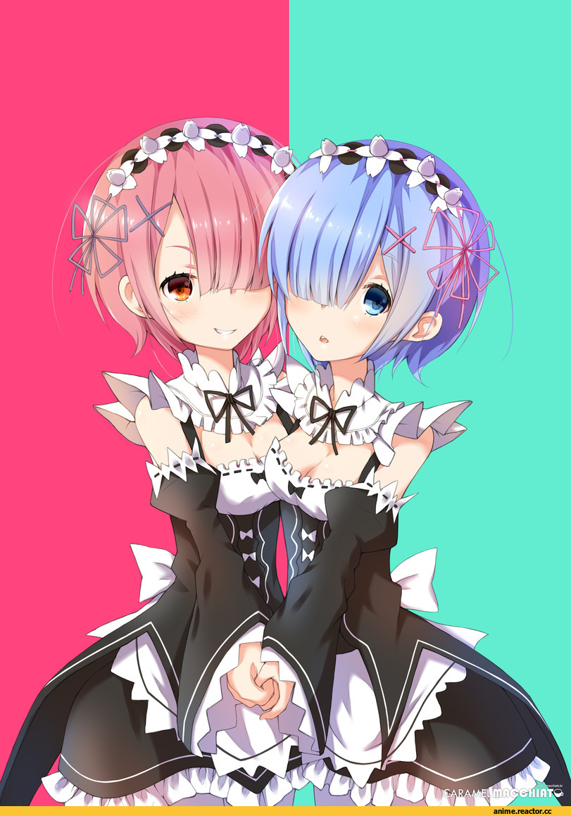 Re Zero Kara Hajimeru Isekai Seikatsu, Rem (re zero), Ram (Re Zero), macchiato (jae-min cho), Anime