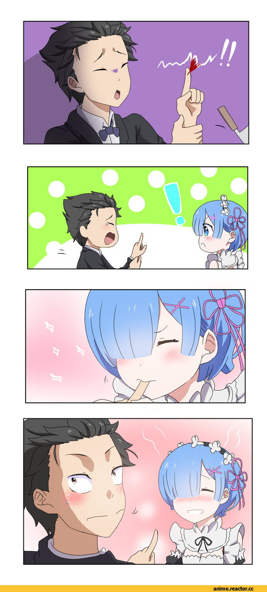 Re Zero Kara Hajimeru Isekai Seikatsu, Rem (re zero), Natsuki Subaru, kawakun, Anime