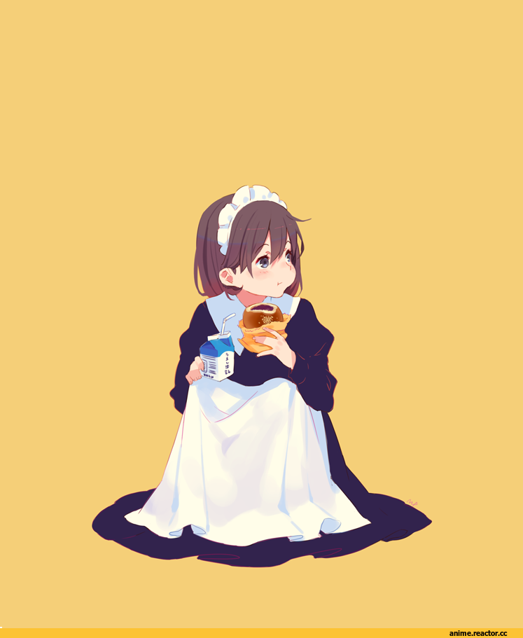 AO, Anime Art, Maid, maeya susumu, Anime