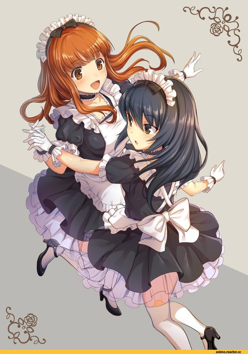 AO, Anime Art, Maid, 382, Anime