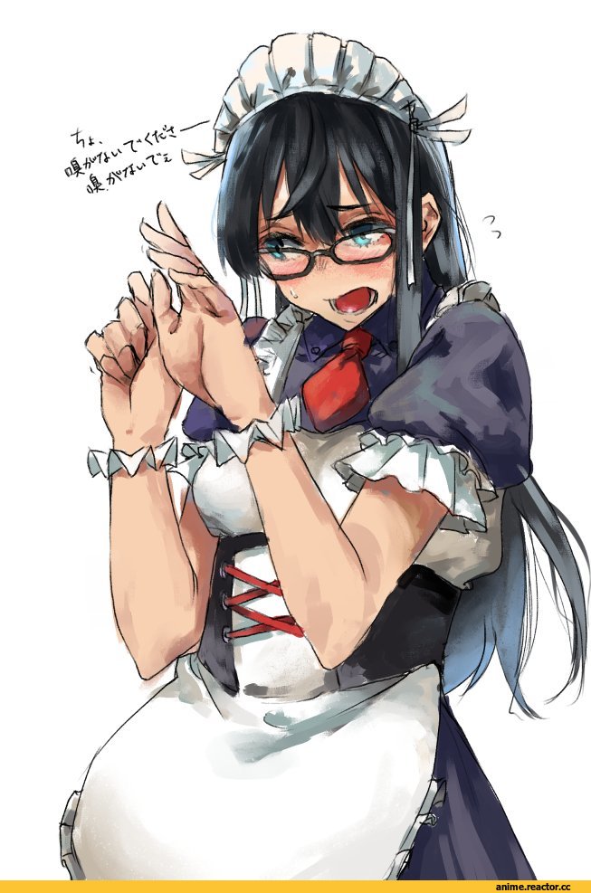 Ooyodo (Kantai Collection), Kantai Collection, Megane, Maid, Anime