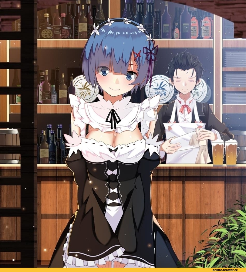 Re Zero Kara Hajimeru Isekai Seikatsu, Rem (re zero), Natsuki Subaru, lucky (1045044604), Anime