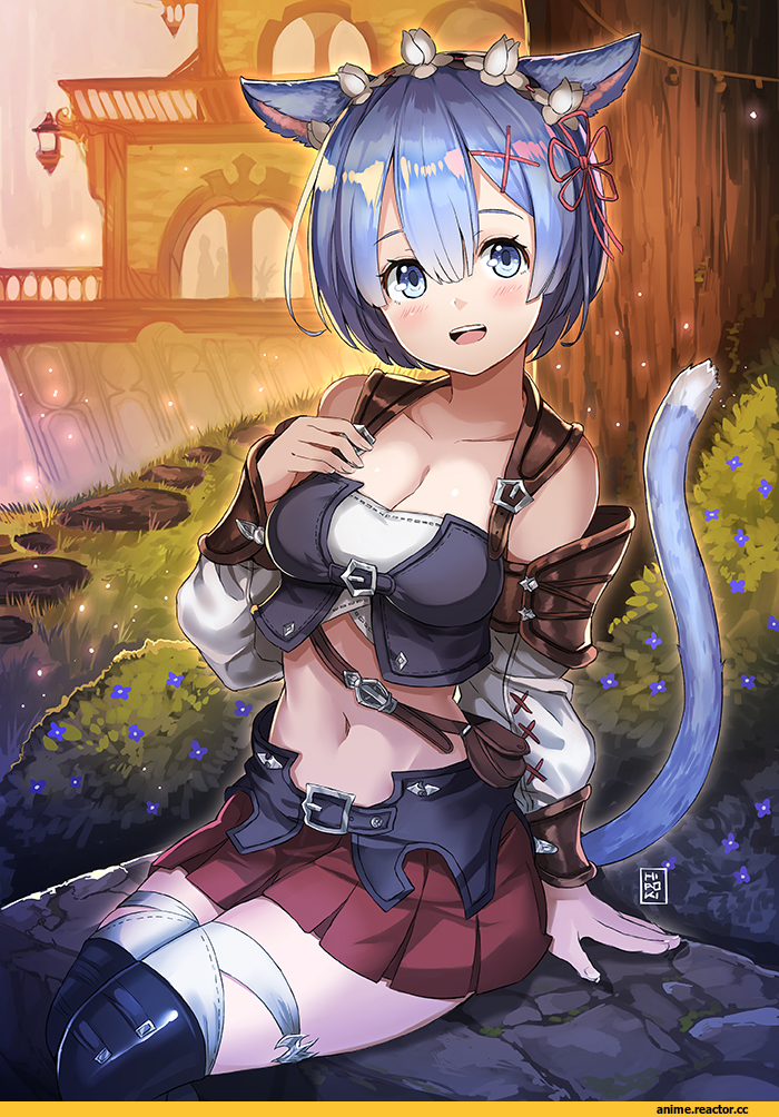 Rem (re zero), Re Zero Kara Hajimeru Isekai Seikatsu, Ram (Re Zero), 714 (leg200kr), Anime