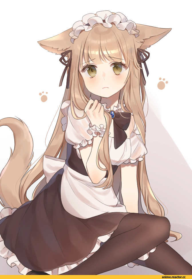 AO, Anime Art, Anime Ears, Maid, moffle (ayabi), Anime