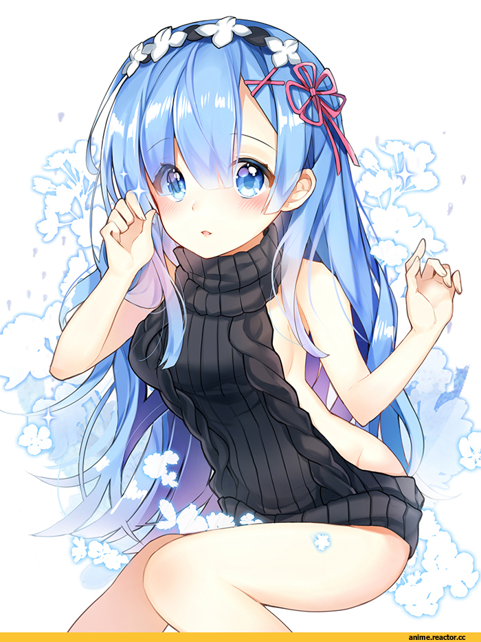 Re Zero Kara Hajimeru Isekai Seikatsu, Rem (re zero), Virgin Killer Sweater, pingo, Anime