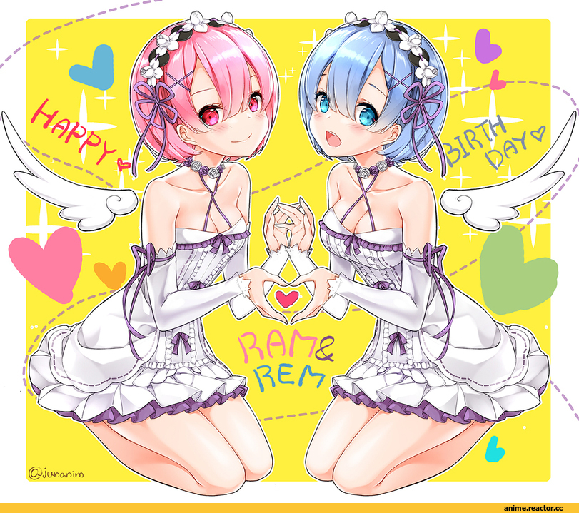 Ram (Re Zero), Re Zero Kara Hajimeru Isekai Seikatsu, Rem (re zero), juna, Anime