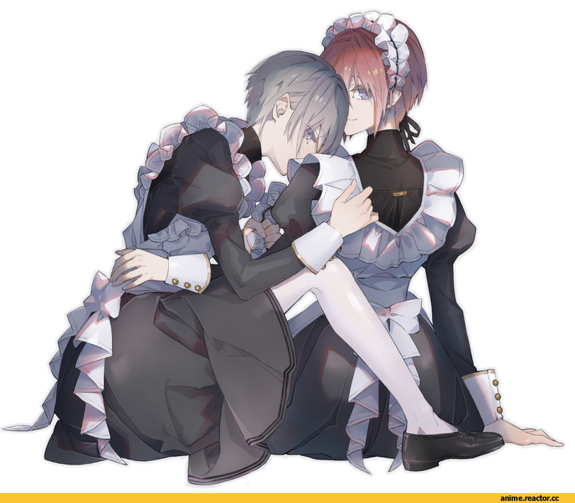 tabakokobata, Maid, AO, Anime Art, Anime