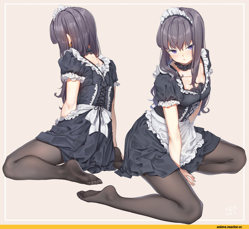 Fangxiang Cuoluan, Anime Art, AO, Maid, Anime