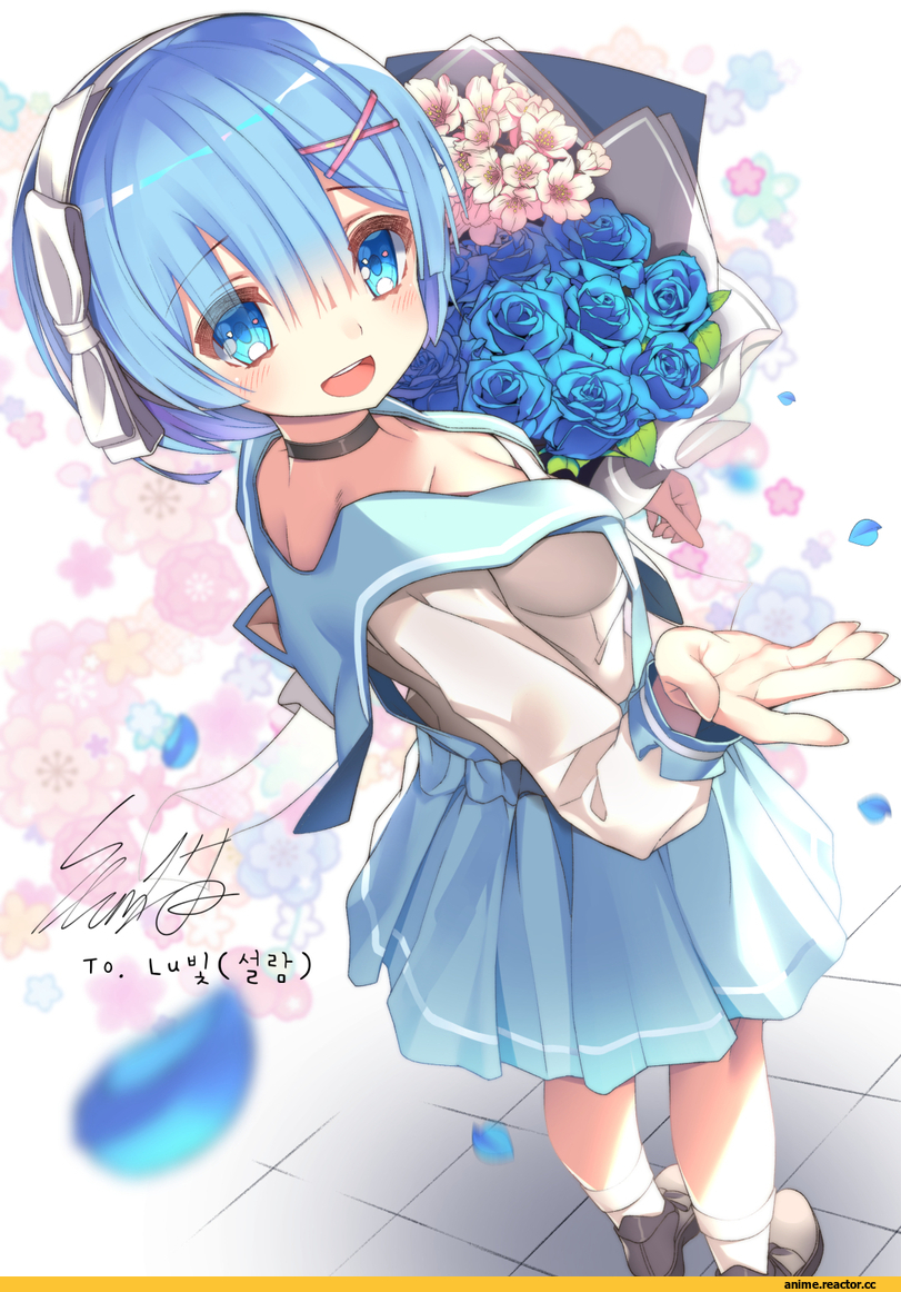 Re Zero Kara Hajimeru Isekai Seikatsu, Rem (re zero), slumcat, Anime