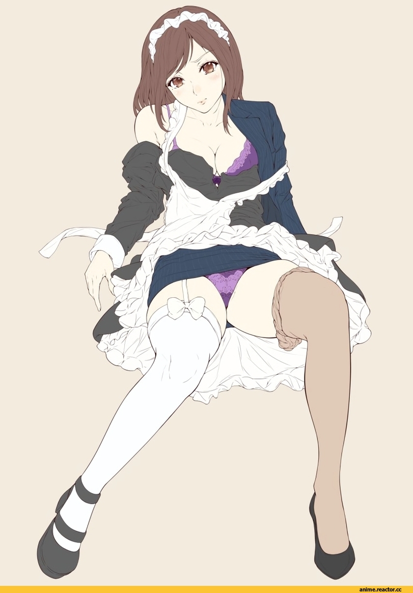 mayonaka taruho, Anime Ero Pantsu, Anime Ero, Maid, Megane, Anime