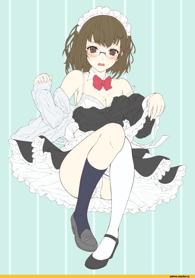 mayonaka taruho, Anime Ero Pantsu, Anime Ero, Maid, Megane, Anime