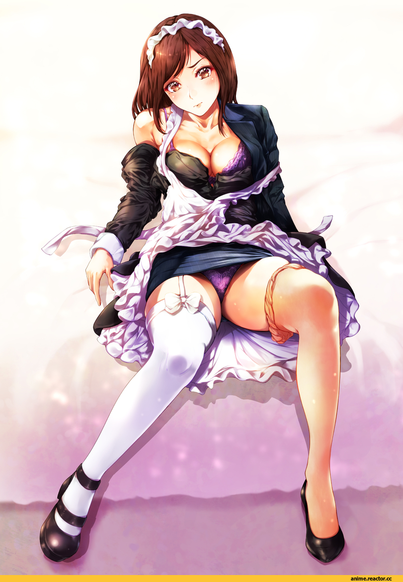 mayonaka taruho, AO, Anime Art, Maid, Anime Ero Pantsu, Anime Ero, Anime