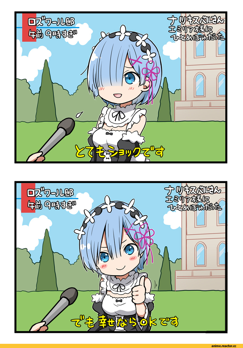 Re Zero Kara Hajimeru Isekai Seikatsu, Rem (re zero), ragho no erika, Anime