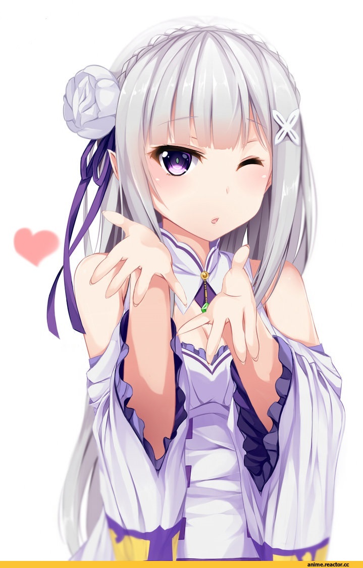 Re Zero Kara Hajimeru Isekai Seikatsu, Emilia (re zero), mei, Anime