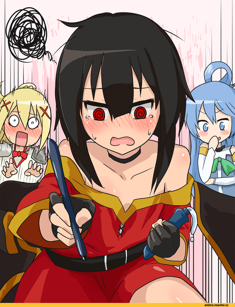 KonoSuba, Megumin, Aqua (KonoSuba), Darkness (KonoSuba), Anime