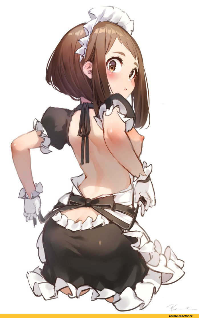 Boku no Hero Academia, Uraraka Ochako, Maid, hakura kusa, Anime Ero, Anime Ero Oppai, Anime