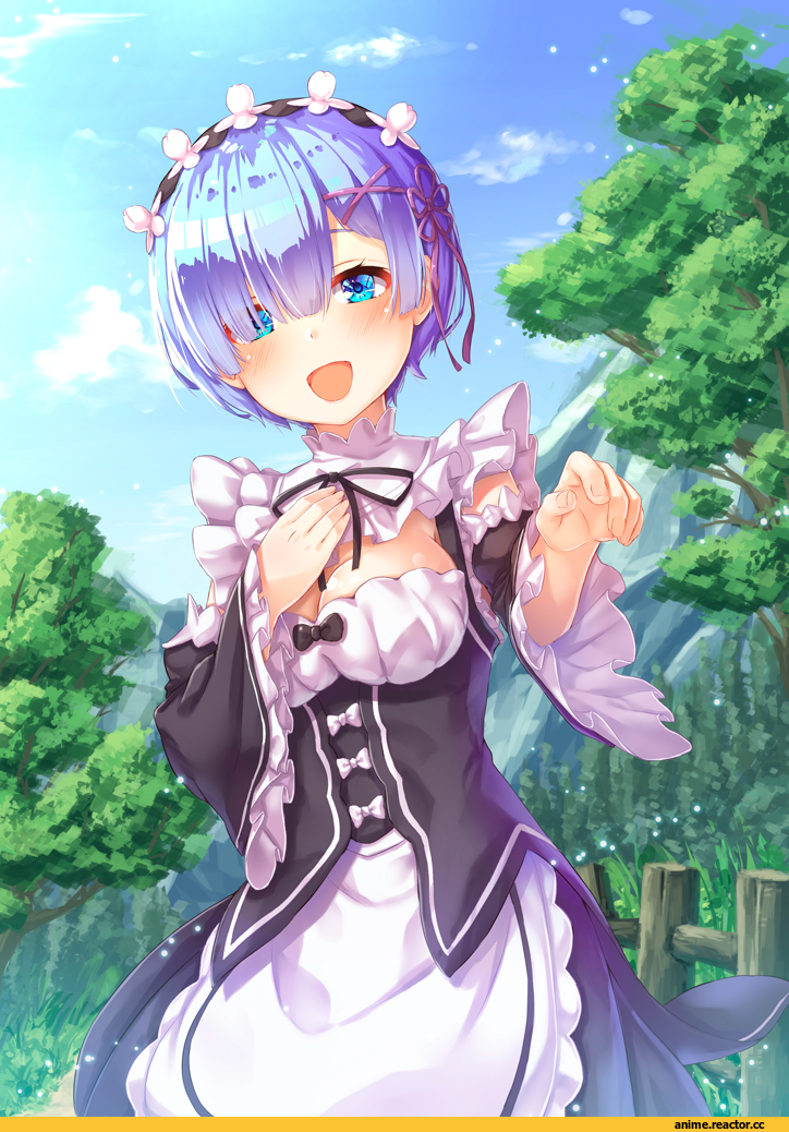 Re Zero Kara Hajimeru Isekai Seikatsu, Rem (re zero), pensuke, Anime