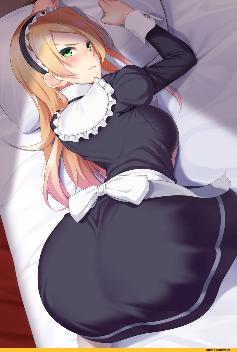 huyumitsu, AO, Anime Art, Anime Ero Ass, Anime Ero, Maid, Anime