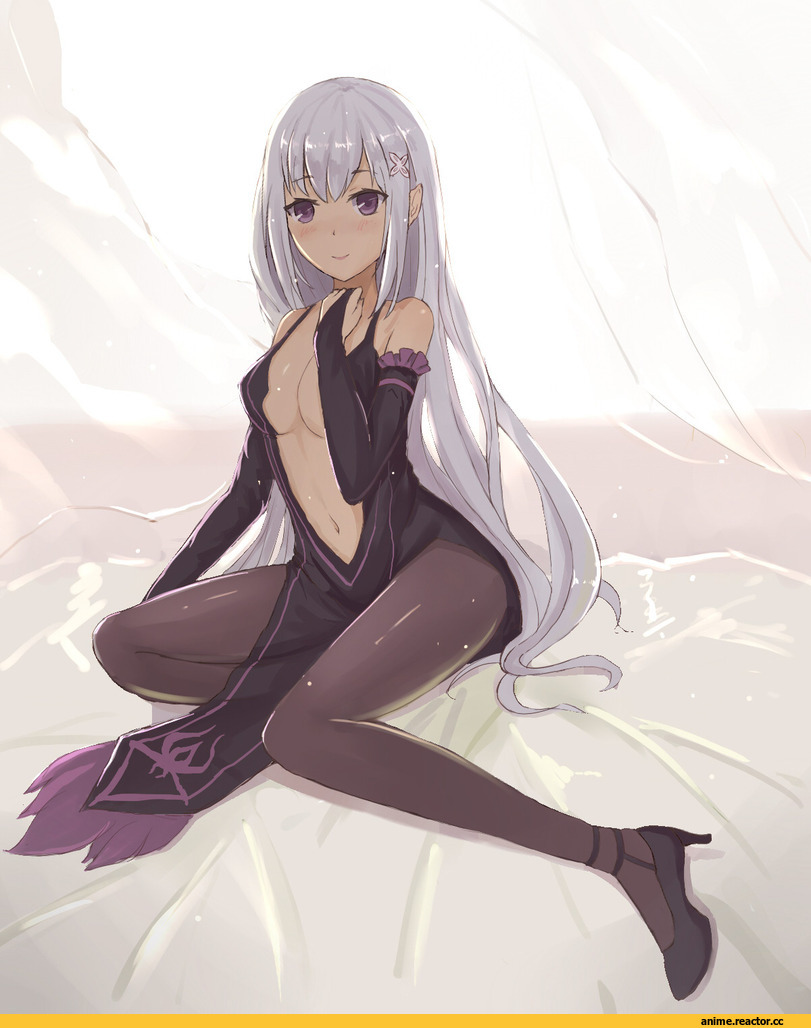 Emilia (re zero), Re Zero Kara Hajimeru Isekai Seikatsu, demonscy, Anime