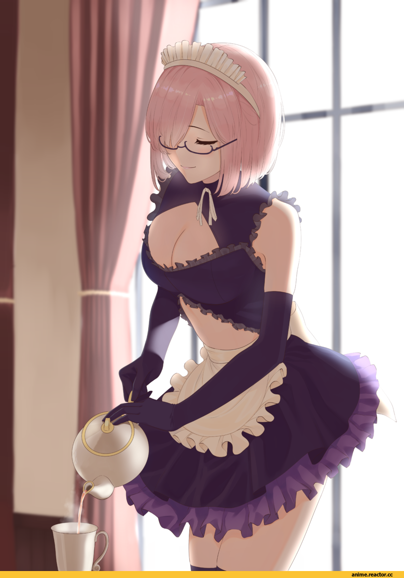 Shielder (Fate/grand order), Fate/Grand Order, Fate (series), Maid, Megane, Anime