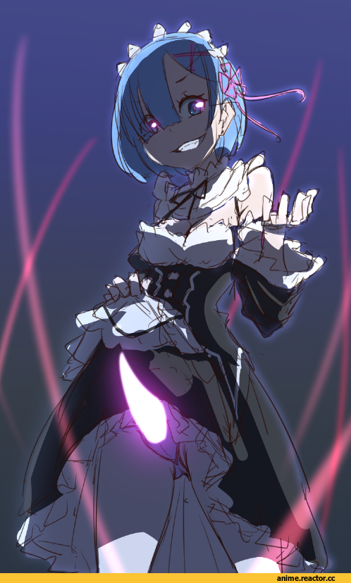 Rem (re zero), Re Zero Kara Hajimeru Isekai Seikatsu, рог, Anime