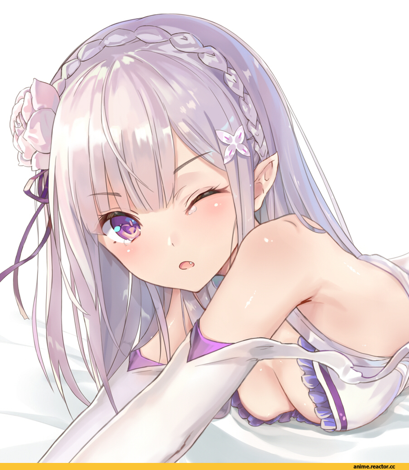 Emilia (re zero), Re Zero Kara Hajimeru Isekai Seikatsu, counter (734671289), Anime