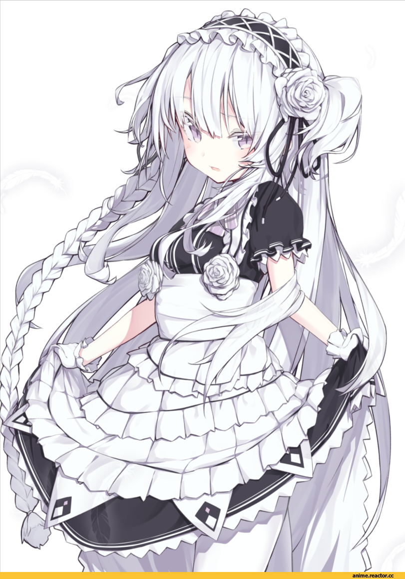 AO, Anime Art, paryi, Maid, Anime