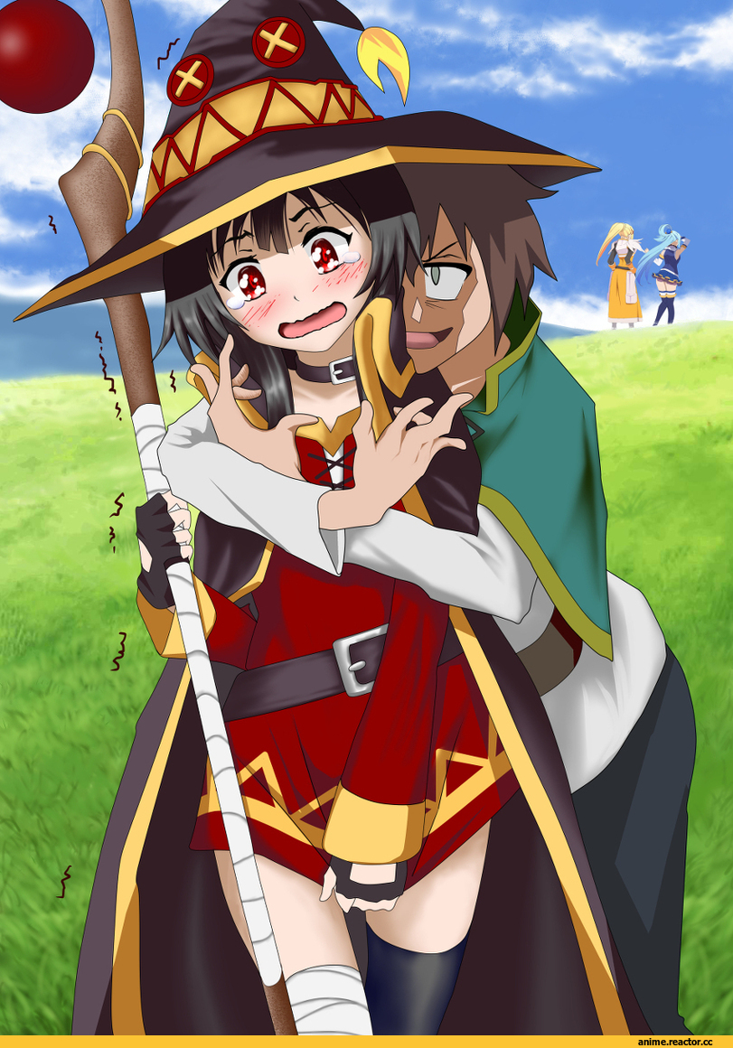 KonoSuba, Megumin, Aqua (KonoSuba), Darkness (KonoSuba), Satou Kazuma, Anime