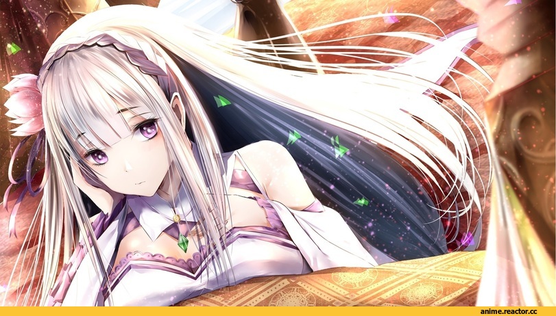 Emilia (re zero), Re Zero Kara Hajimeru Isekai Seikatsu, Anime