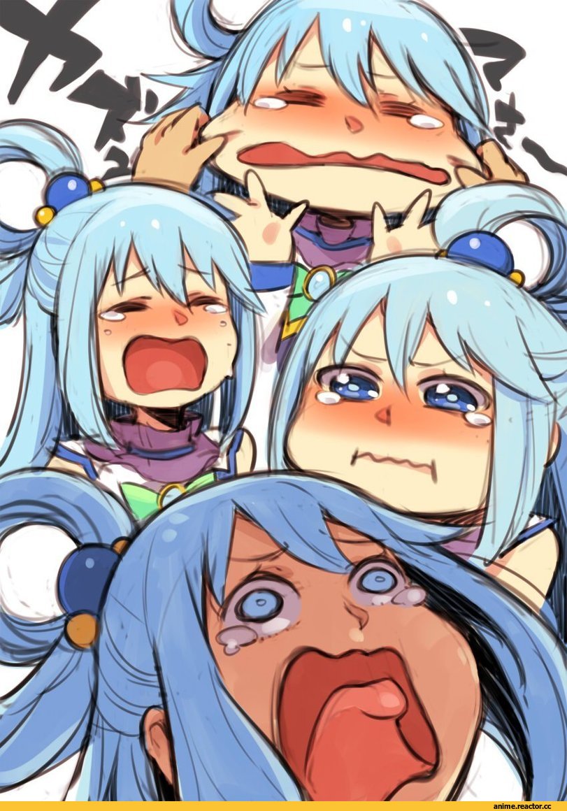 ukokkei, Aqua (KonoSuba), KonoSuba, Anime