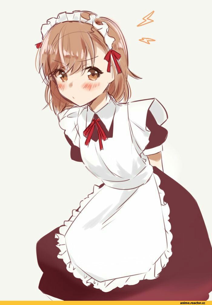 Misaka Mikoto, ToAru, Maid, Anime