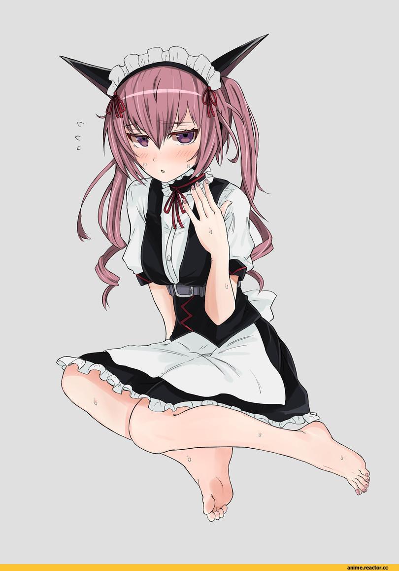 akiha rumiho, Steins Gate, Maid, kahlua (artist), Anime Feet, Anime