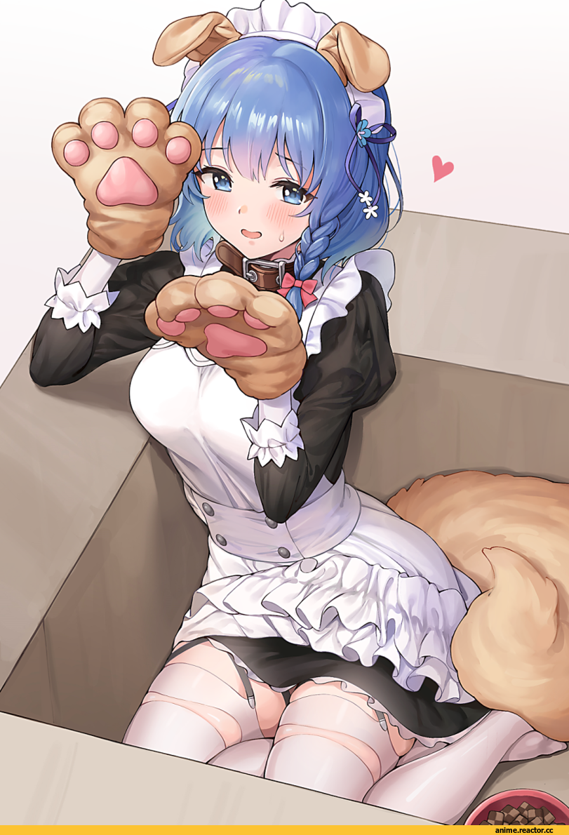 ameyame, Anime Art, artist, AO, Maid, Animal Ears, Anime