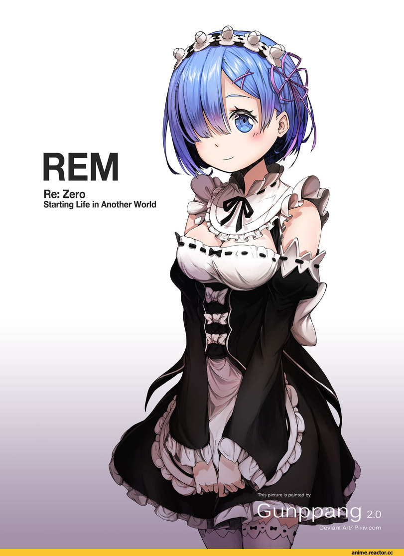 Re Zero Kara Hajimeru Isekai Seikatsu, Rem (re zero), Ram (Re Zero), Anime Art, Gunppang, Anime