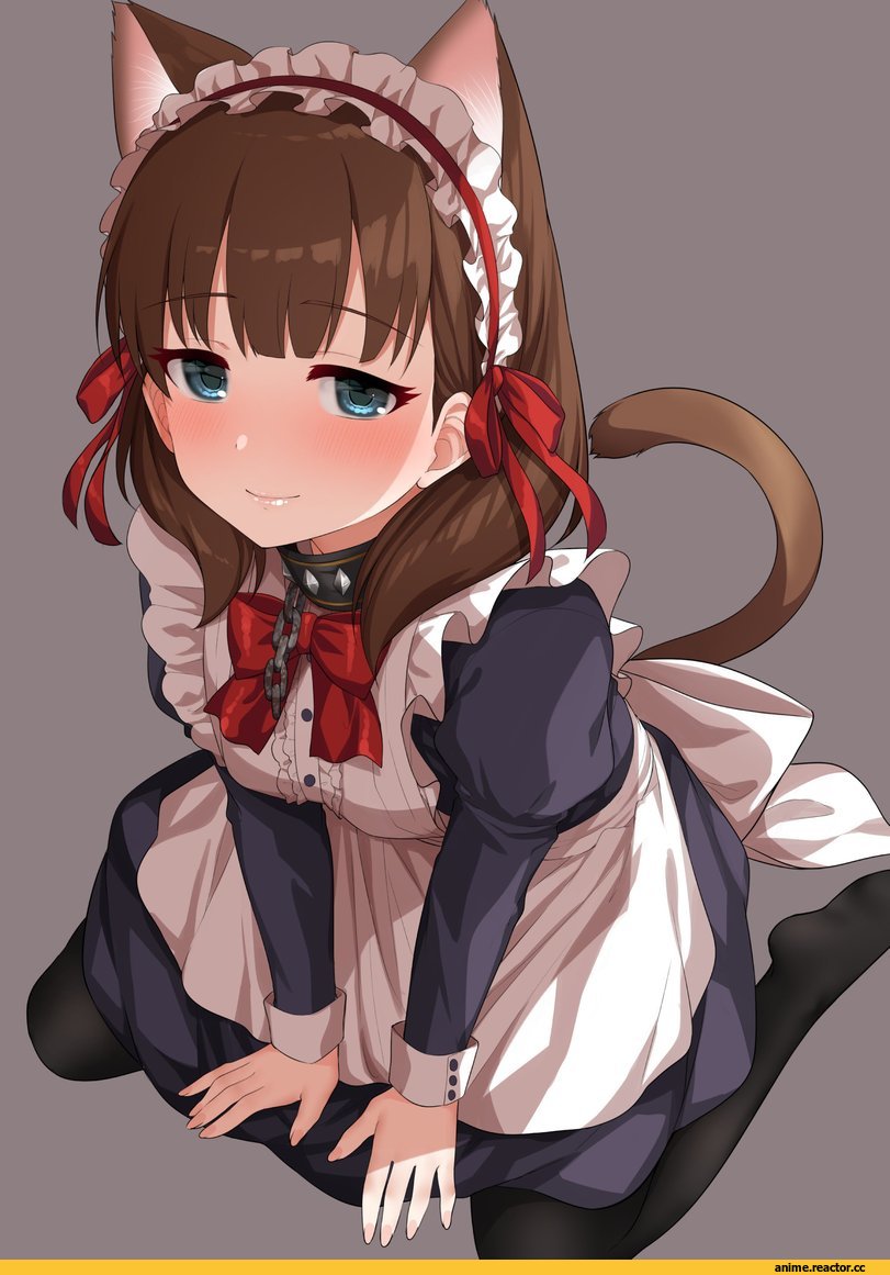 Sakuma Mayu, Idolmaster, nekomimi, Animal Ears, Maid, Go-1, Anime Art, artist, Anime