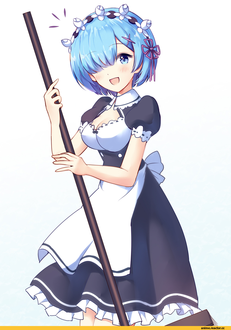 Re Zero Kara Hajimeru Isekai Seikatsu, Rem (re zero), hitsukuya, Anime Art, Anime