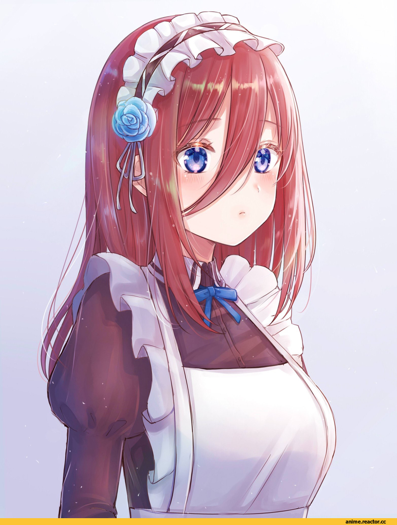 Nakano Miku, Go-Toubun no Hanayome, Maid, sanae yamamoto 906, Anime