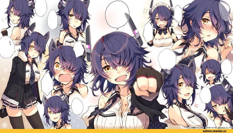 Tenryuu, Kantai Collection, Maid, kotobuki (momoko factory), Anime