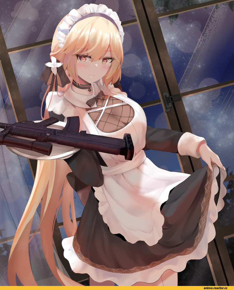 OTs-14 (Girls Frontline), Girls Frontline, Maid, ru zhai, artist, Anime